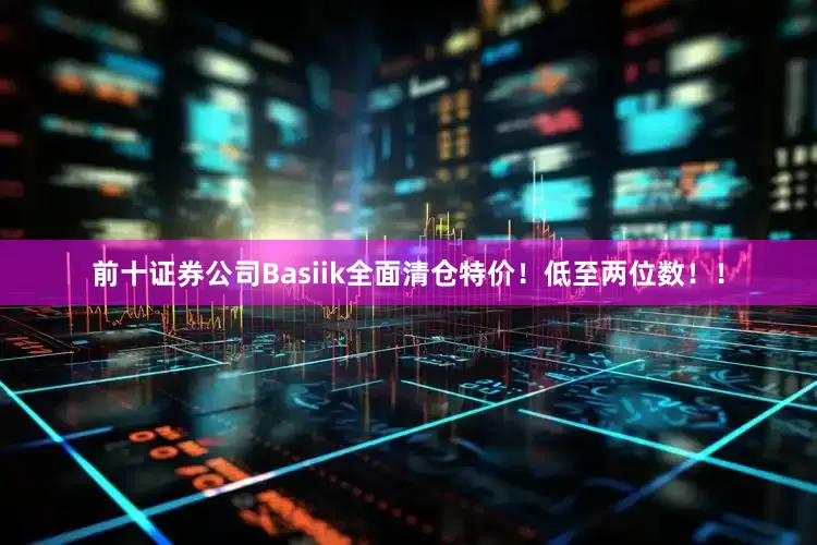 前十证券公司Basiik全面清仓特价!低至两位数!!